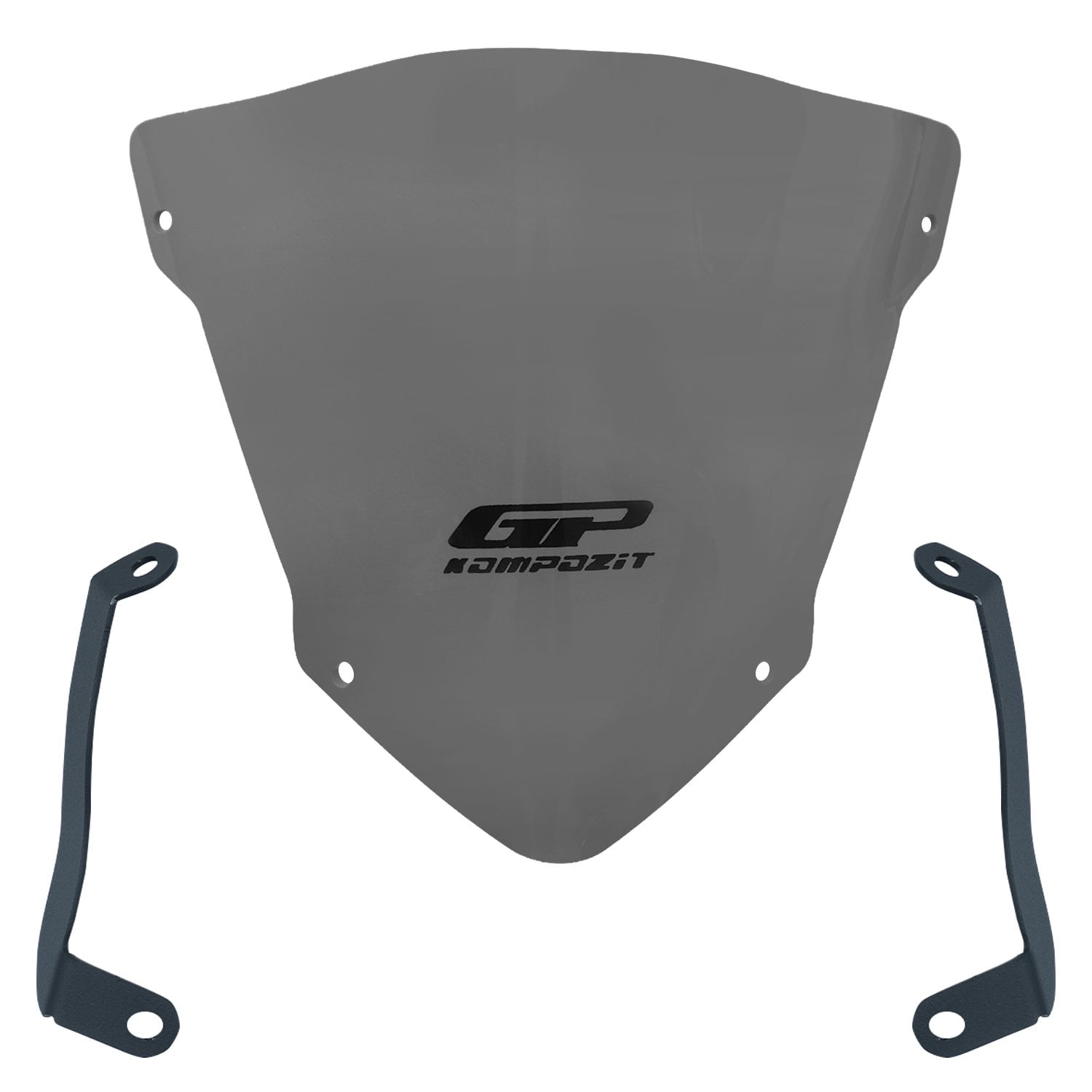 GP Kompozit Yamaha MT-25 2020-2026 Uyumlu Spor Ön Cam Gri