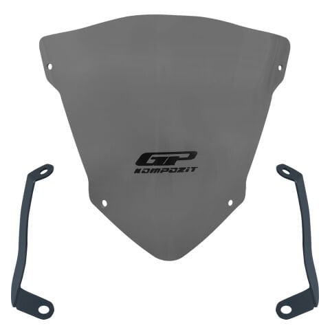 GP Kompozit Yamaha MT-25 2020-2026 Uyumlu Spor Ön Cam Gri
