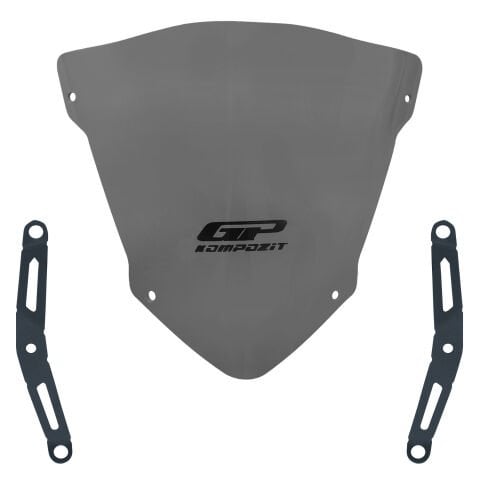 GP Kompozit Yamaha MT-25 2020-2026 Uyumlu Spor Ön Cam Gri