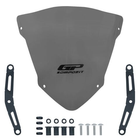 GP Kompozit Yamaha MT-25 2020-2026 Uyumlu Spor Ön Cam Gri