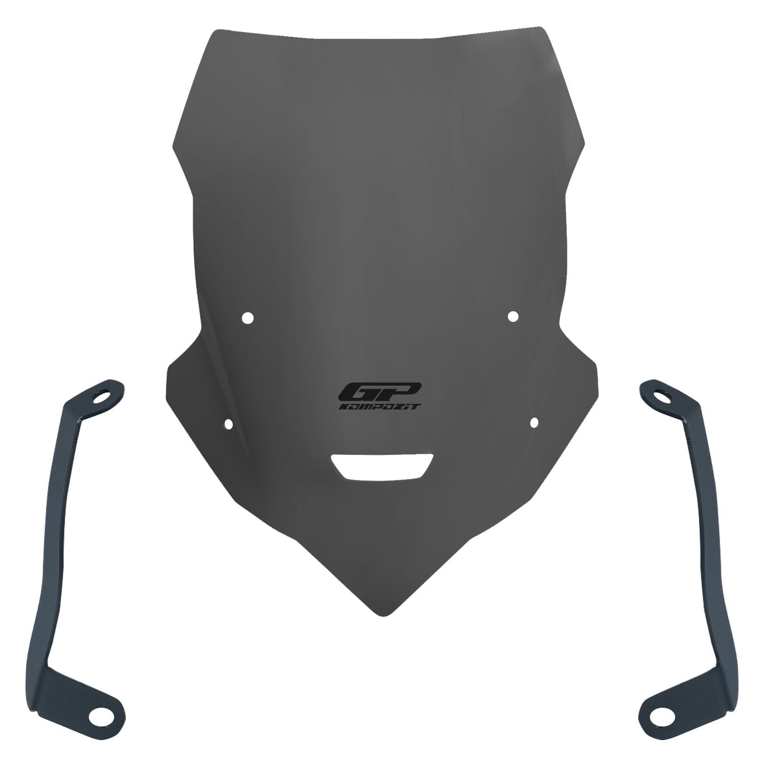 GP Kompozit Yamaha MT-25 2020-2026 Uyumlu Kısa Tur Camı Gri
