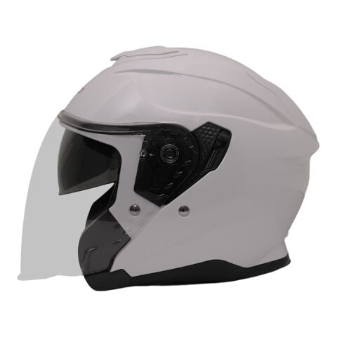 GP Kompozit MKS009-W Şeffaf Vizörlü Motosiklet Yarım Kask