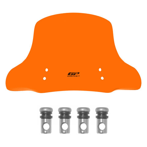 GP Kompozit Vespa GTV 300 2024 Uyumlu Ön Cam Turuncu