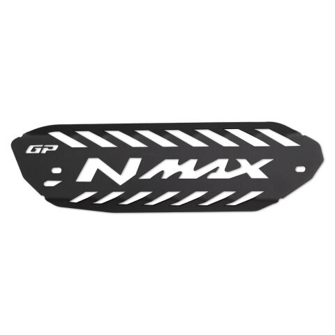 GP Kompozit Yamaha NMAX 125 / 155 2021-2026 Uyumlu Egzoz Koruma Kapağı Siyah