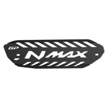 GP Kompozit Yamaha NMAX 125 / 155 2021-2025 Uyumlu Egzoz Koruma Kapağı Siyah