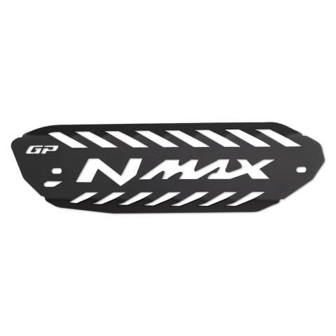 GP Kompozit Yamaha NMAX 125 / 155 2021-2026 Uyumlu Egzoz Koruma Kapağı Siyah