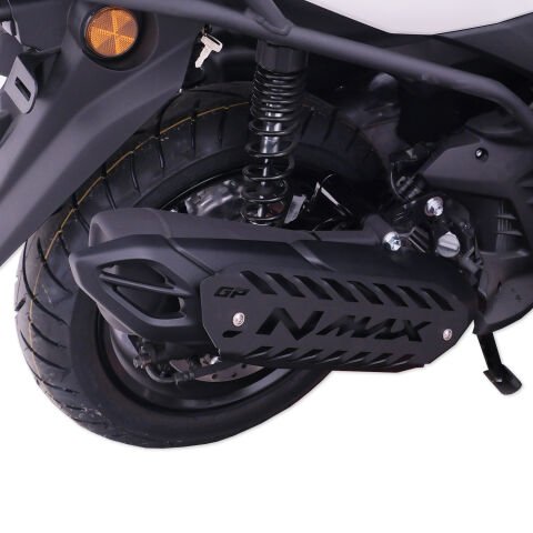 GP Kompozit Yamaha NMAX 125 / 155 2021-2026 Uyumlu Egzoz Koruma Kapağı Siyah