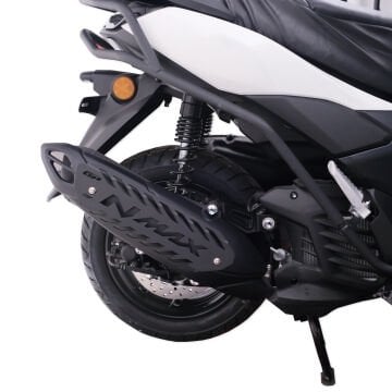 GP Kompozit Yamaha NMAX 125 / 155 2021-2025 Uyumlu Egzoz Koruma Kapağı Siyah