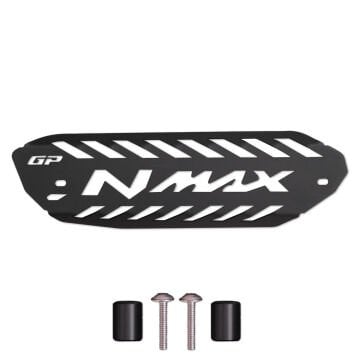 GP Kompozit Yamaha NMAX 125 / 155 2021-2025 Uyumlu Egzoz Koruma Kapağı Siyah