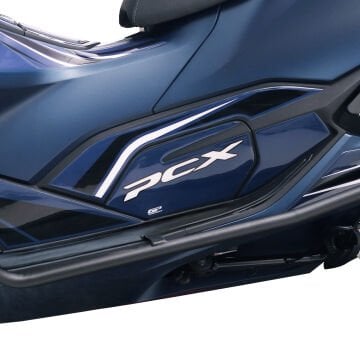 GP Kompozit Honda PCX 125 2021-2024 Uyumlu Yan Alt Ayak Pad Mavi