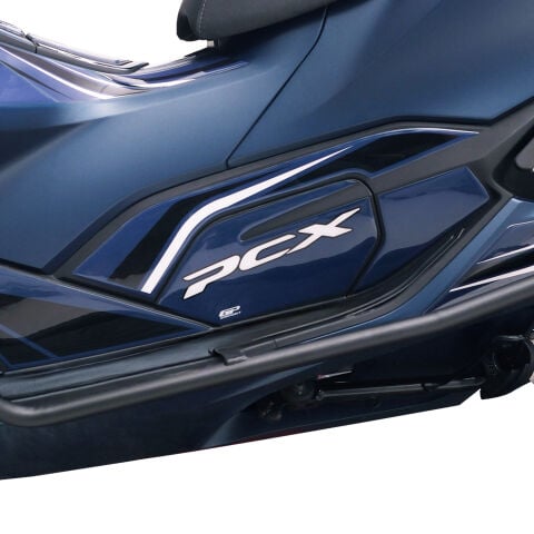 GP Kompozit Honda PCX 125 2021-2024 Uyumlu Yan Alt Ayak Pad Mavi