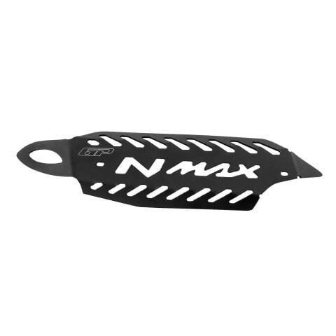 GP Kompozit Yamaha NMAX 125 / 155 2021-2026 Uyumlu Spor Egzoz Koruma Kapağı Siyah