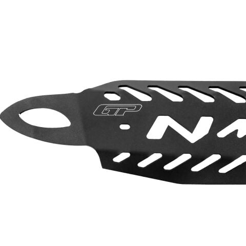 GP Kompozit Yamaha NMAX 125 / 155 2021-2026 Uyumlu Spor Egzoz Koruma Kapağı Siyah