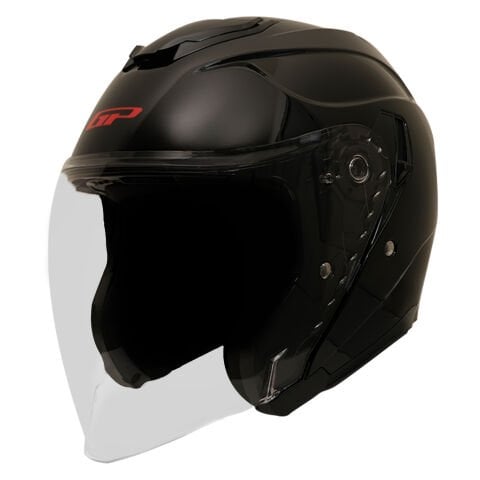 GP Kompozit MKS009-GB Şeffaf Vizörlü Motosiklet Yarım Kask