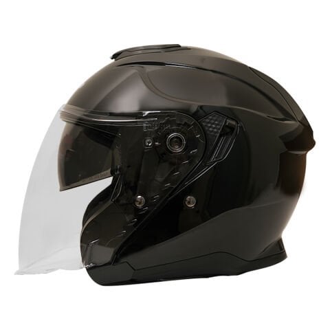 GP Kompozit MKS009-GB Şeffaf Vizörlü Motosiklet Yarım Kask
