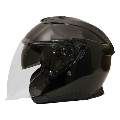 GP Kompozit MKS009-GB Şeffaf Vizörlü Motosiklet Yarım Kask
