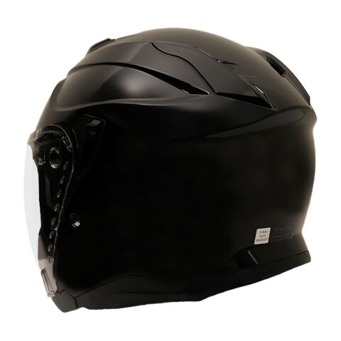 GP Kompozit MKS009-GB Şeffaf Vizörlü Motosiklet Yarım Kask
