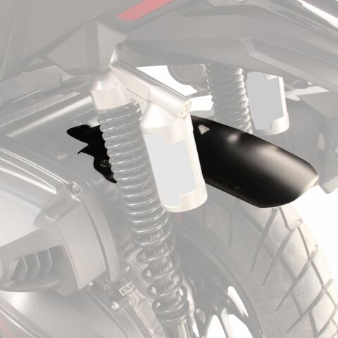 GP Kompozit Honda ADV 350 2023-2026 Uyumlu Arka Çamurluk Siyah