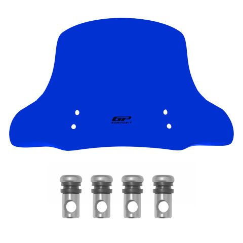 GP Kompozit Vespa GTV 300 2024 Uyumlu Ön Cam Mavi
