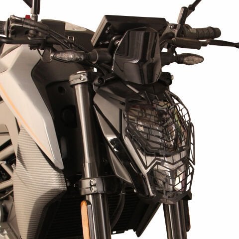 GP Kompozit CF Moto 250 NK 2023-2026 Uyumlu Far Koruma Siyah