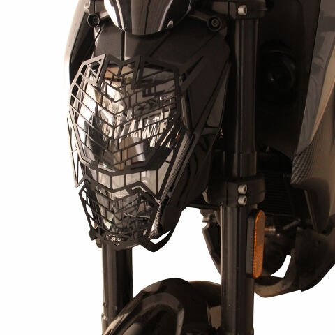 GP Kompozit CF Moto 250 NK 2023-2026 Uyumlu Far Koruma Siyah