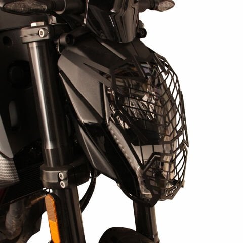 GP Kompozit CF Moto 250 NK 2023-2026 Uyumlu Far Koruma Siyah