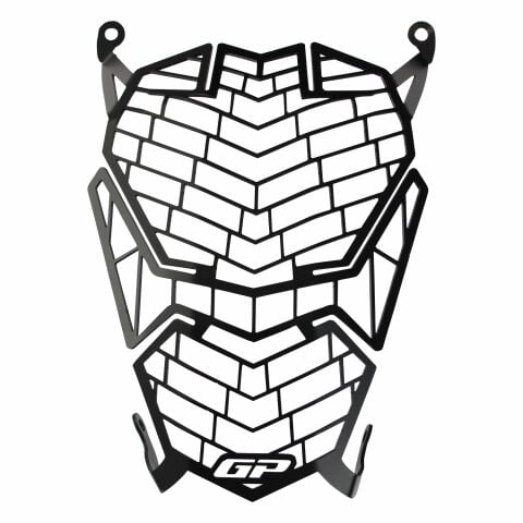 GP Kompozit CF Moto 250 NK 2023-2026 Uyumlu Far Koruma Siyah