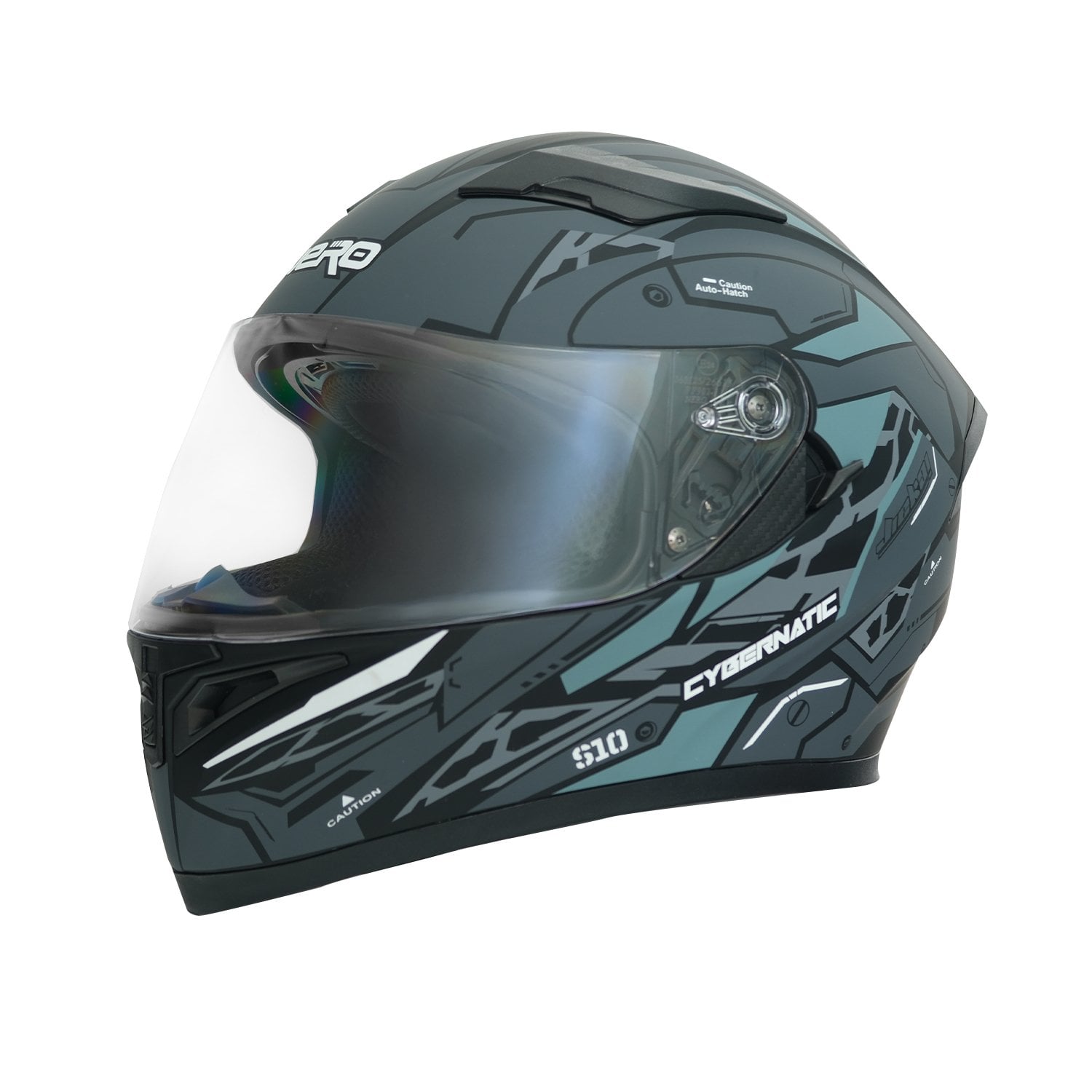 GP NERO MKS003-MBB1G Güneş Vizörlü Şeffaf Full Face Motosiklet Kaskı