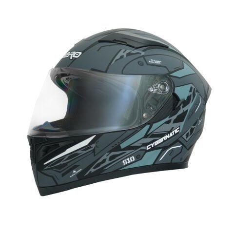 GP NERO MKS003-MBB1G Güneş Vizörlü Şeffaf Full Face Motosiklet Kaskı