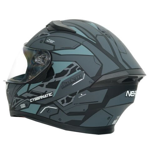 GP NERO MKS003-MBB1G Güneş Vizörlü Şeffaf Full Face Motosiklet Kaskı