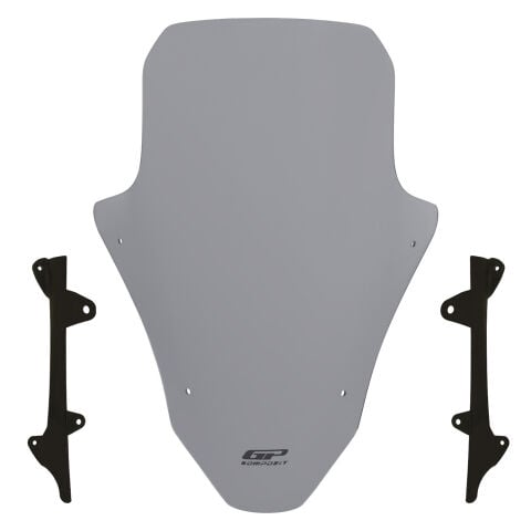 GP Kompozit Honda PCX 125 2025-2026 Uyumlu Ön Cam Gri