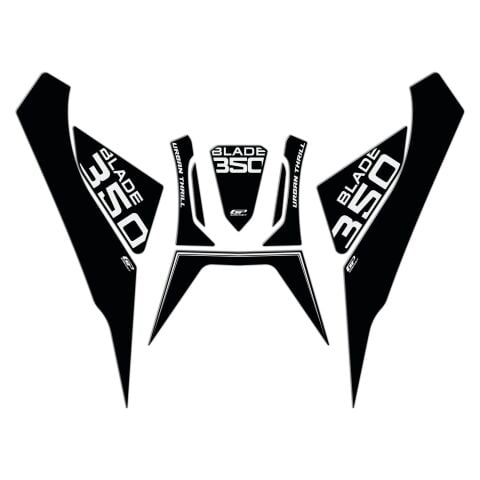 GP Kompozit RKS Blade 350 2023-2024 Uyumlu Tank Pad Seti Siyah