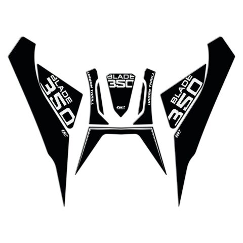 GP Kompozit RKS Blade 350 2023-2024 Uyumlu Tank Pad Seti Siyah