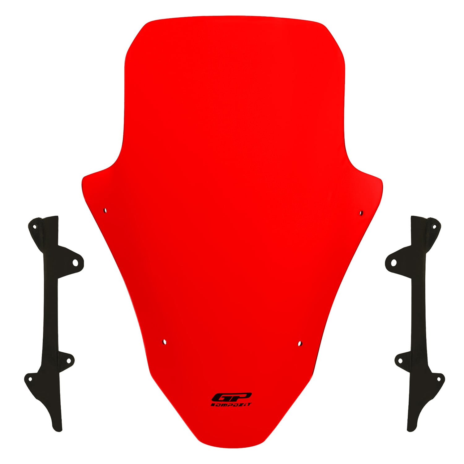 GP Kompozit Honda PCX 125 2025-2026 Uyumlu Ön Cam Kırmızı