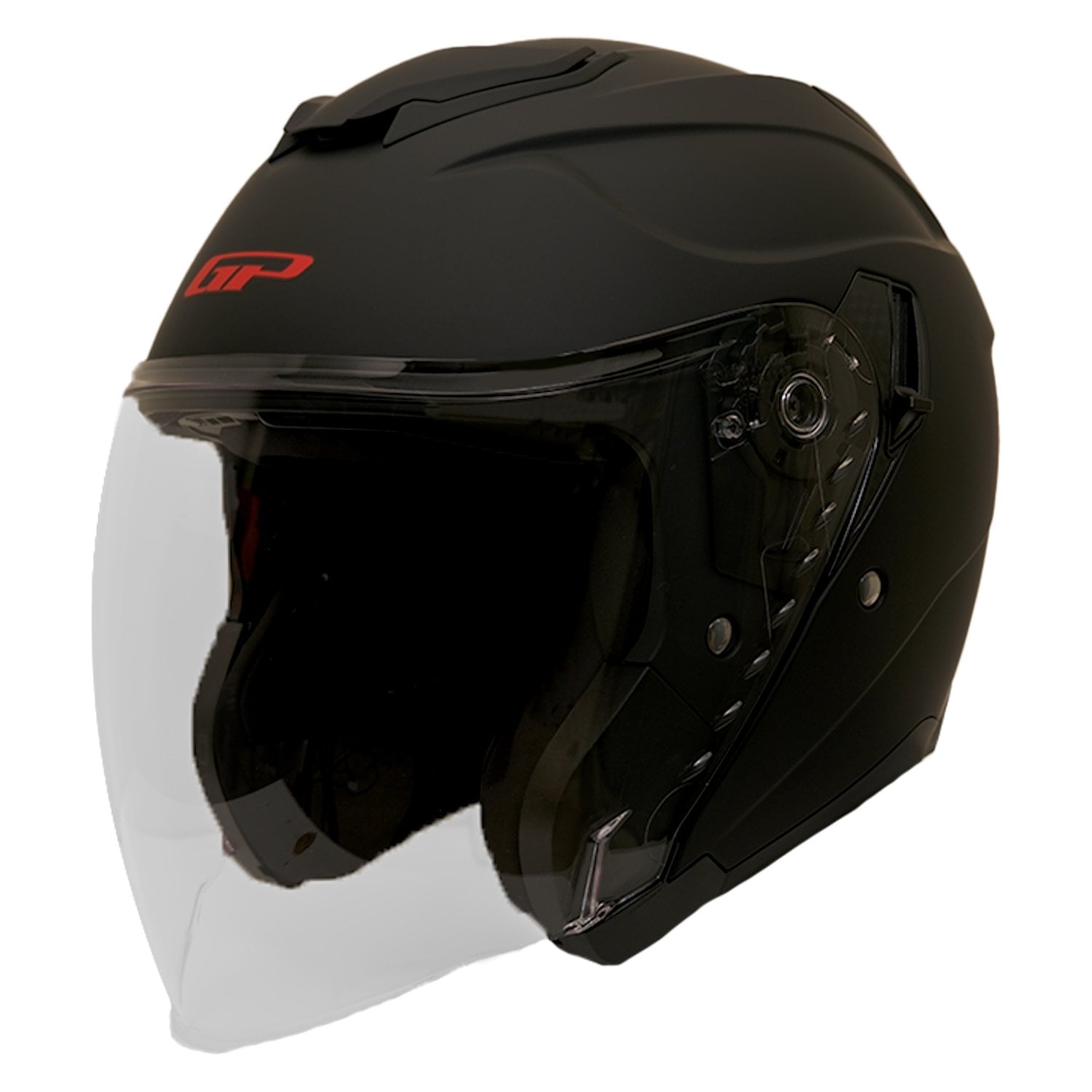 GP Kompozit MKS009-MB Şeffaf Vizörlü Motosiklet Yarım Kask