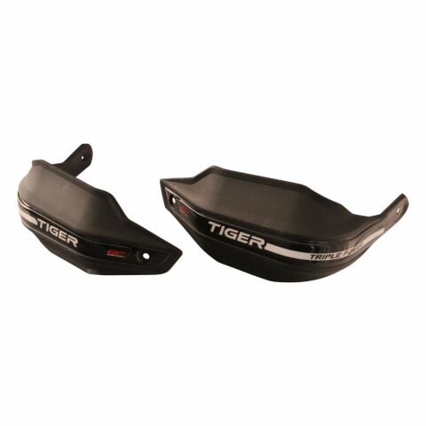 GP Kompozit Triumph Tiger Sport 660 2023-2024 Uyumlu Plastik Elcik Koruma Siyah