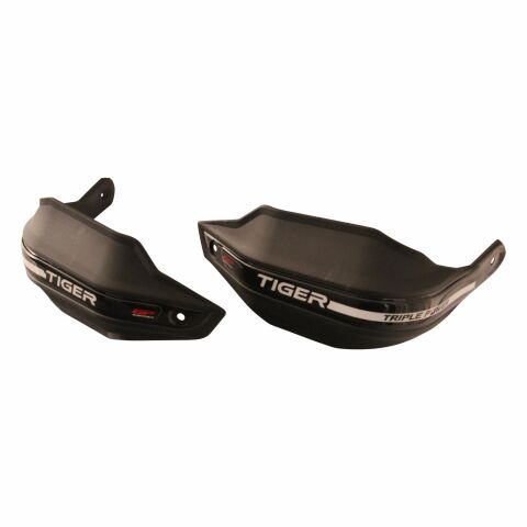 GP Kompozit Triumph Tiger Sport 660 2023-2024 Uyumlu Plastik Elcik Koruma Siyah