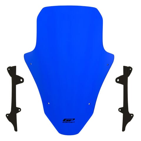 GP Kompozit Honda PCX 125 2025-2026 Uyumlu Ön Cam Mavi
