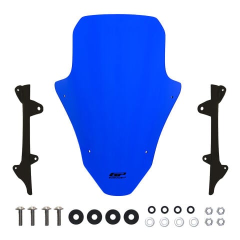GP Kompozit Honda PCX 125 2025-2026 Uyumlu Ön Cam Mavi