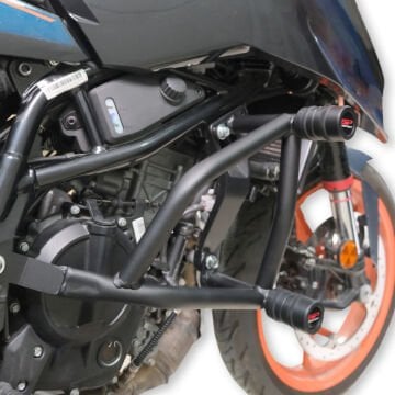 GP Kompozit KTM Duke 125 / 250 / 390 2024-2025 Uyumlu Motor Koruma Demiri Siyah