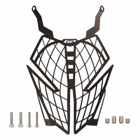 GP Kompozit KTM Duke 250 2024-2026 Uyumlu Far Koruma Siyah