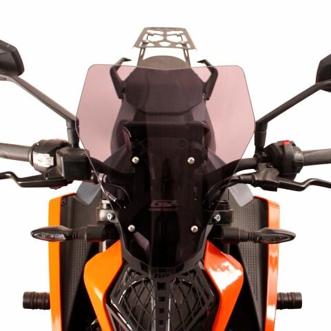 GP Kompozit KTM Duke 250 2024-2026 Uyumlu Ön Cam Siyah
