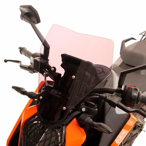 GP Kompozit KTM Duke 250 2024-2026 Uyumlu Ön Cam Siyah