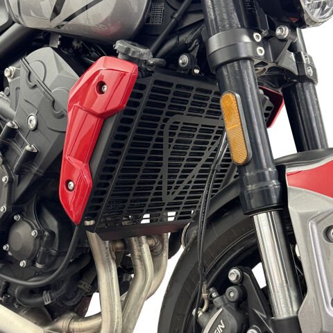 GP Kompozit Triumph Trident 660 2021-2025 Uyumlu Radyatör Koruma Siyah