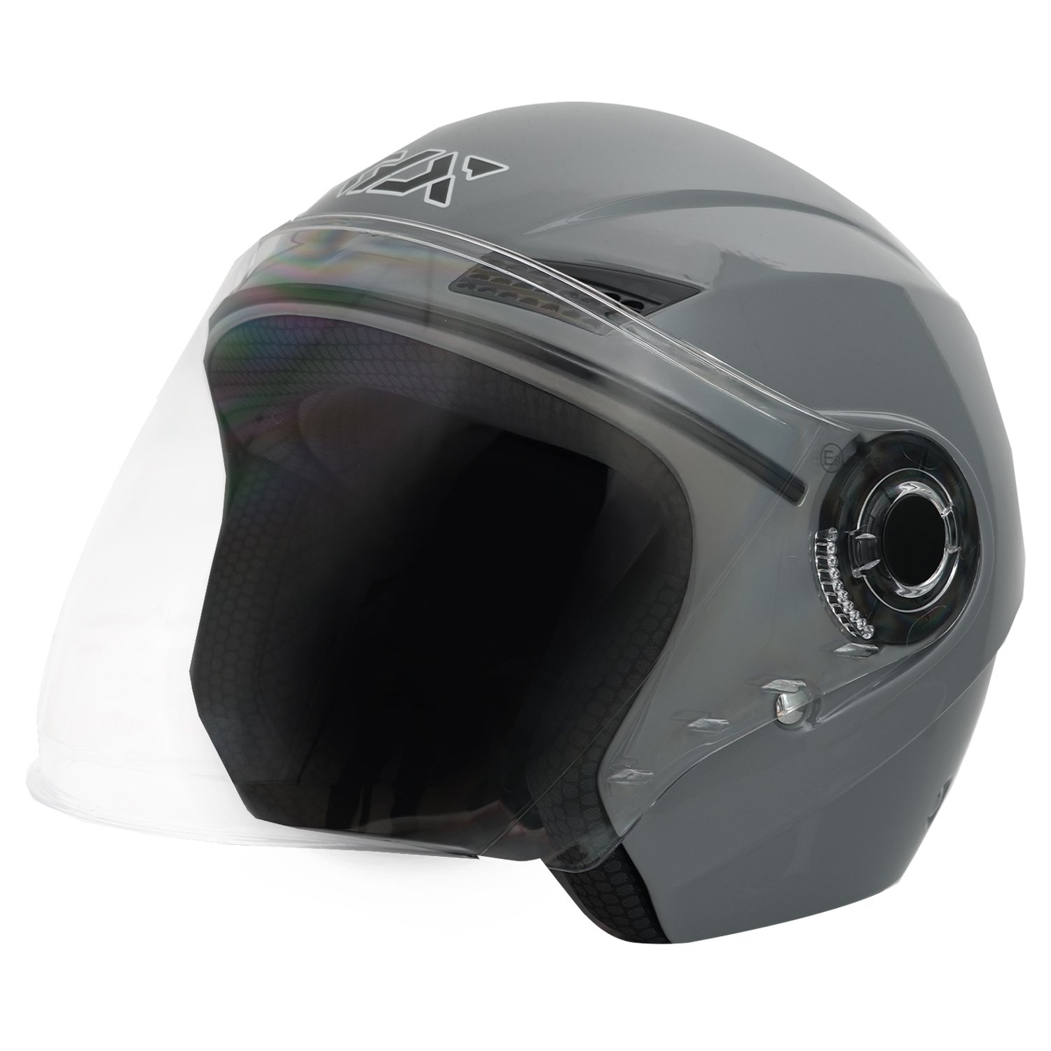 GP GX MKS005-GNG Şeffaf Vizörlü Motosiklet Yarım Kask