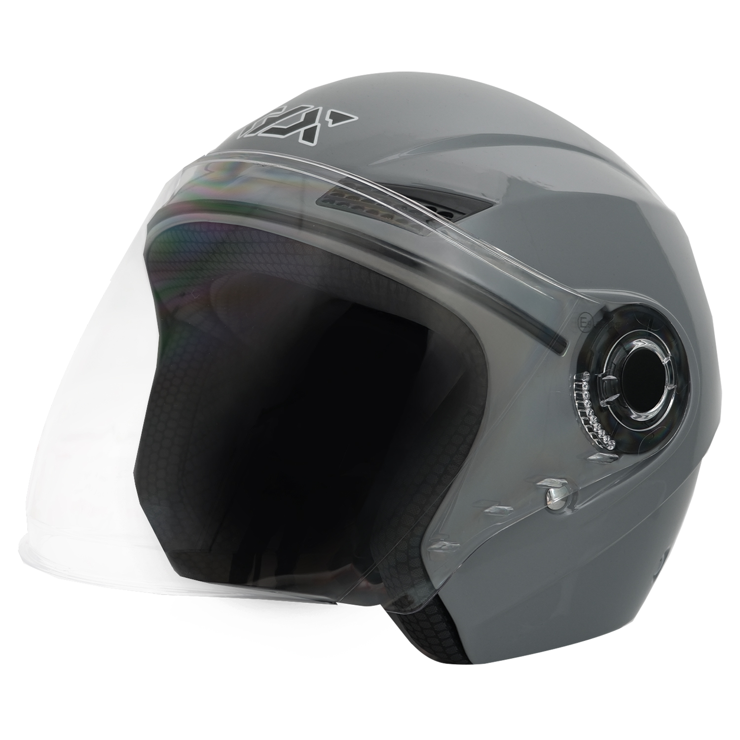 GP GX MKS005-GNG Şeffaf Vizörlü Motosiklet Yarım Kask
