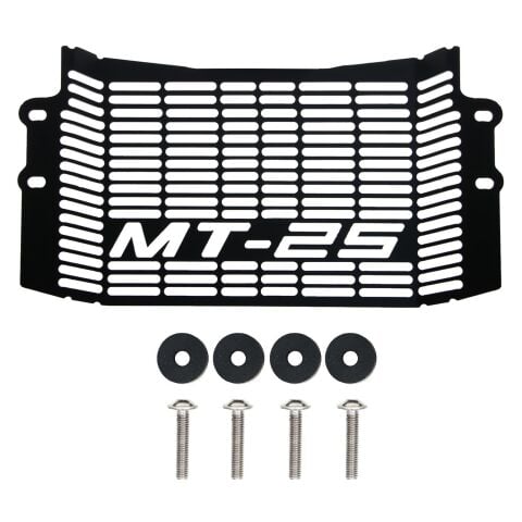 GP Kompozit Yamaha MT-25 2020-2025 Uyumlu Radyatör Koruma Siyah