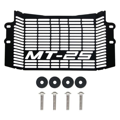 GP Kompozit Yamaha MT-25 2020-2026 Uyumlu Radyatör Koruma Siyah