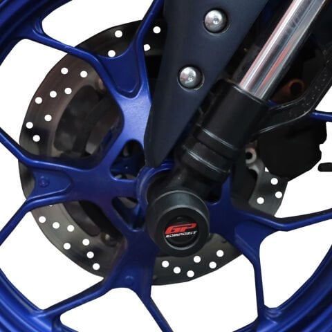 GP Kompozit Yamaha MT-25 2015-2026 Uyumlu Ön ve Arka Aks Koruma Takozu Seti Siyah