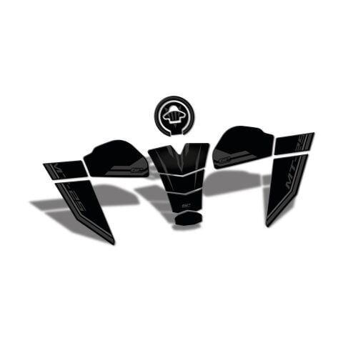 GP Kompozit Yamaha MT-25 2020-2026 Uyumlu Tank Pad Seti Siyah